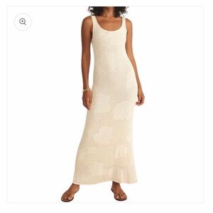 Z Supply Cream Textured Maxi Dress